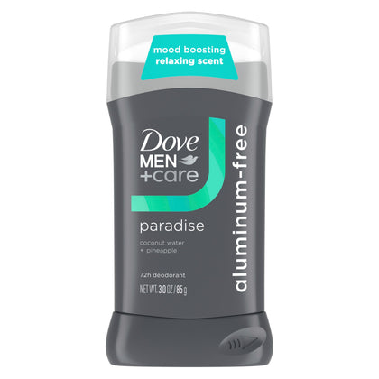 DOVE MEN + CARE front packaging showing product and 72h protection