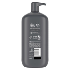 DOVE MEN + CARE pump dispensing body wash for easy single-hand use