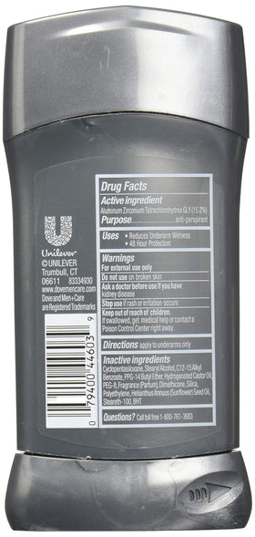 Dove Men+Care Sensitive Shield stick in hand demonstrating smooth apply and gentle comfort