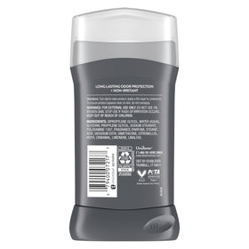 Dove Men+Care deodorant stick angled view highlighting size and cap