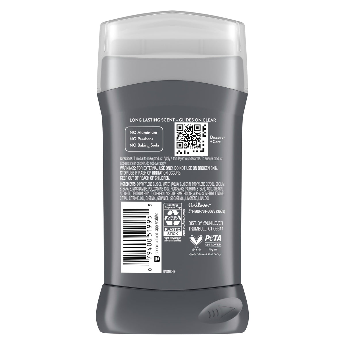 DOVE MEN + CARE texture close-up showing smooth glide and moisturizing benefit