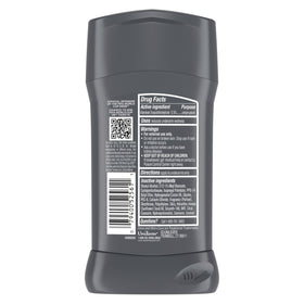 DOVE MEN+CARE antiperspirant stick open to show smooth applicator for easy, non irritating glide