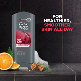DOVE MEN + CARE texture shot revealing cream and gentle microbeads for smooth skin