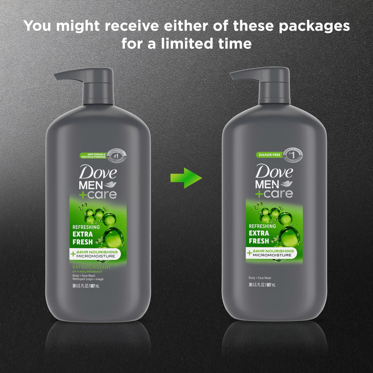 DOVE MEN + CARE rich lather texture on hand, demonstrates creamy hydration