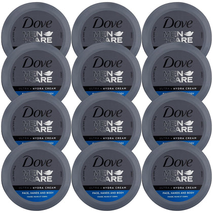 Dove Men+Care front jar showing compact size and convenient design