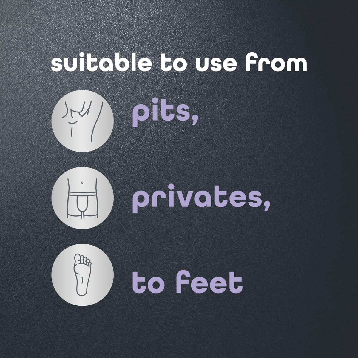DOVE MEN + CARE spray being applied to foot demonstrating odor protection for feet