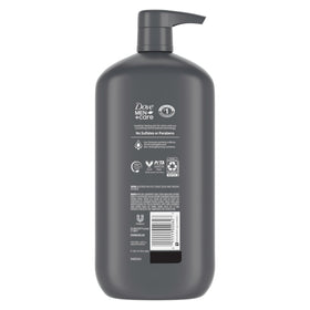 DOVE MEN + CARE pump dispensing lather for easy application benefit