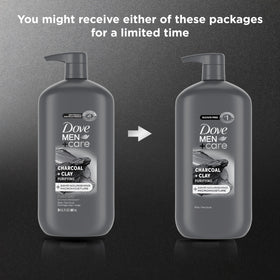 DOVE MEN + CARE close-up scrub texture showing exfoliating particles