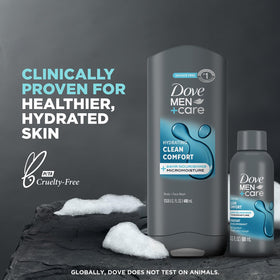 Dove Men+Care scale comparison with common objects for size reference