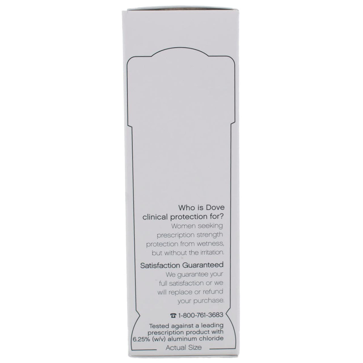 Dove product label and ingredients view highlighting moisturizing formula
