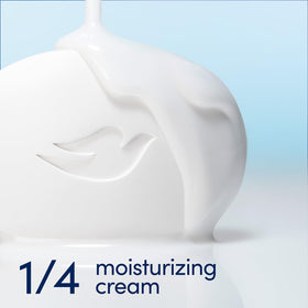 Dove opened pack showing four bars for value and convenience benefit