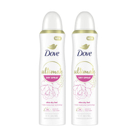 Dove front packaging showing peony and rose water scent, promises lasting protection