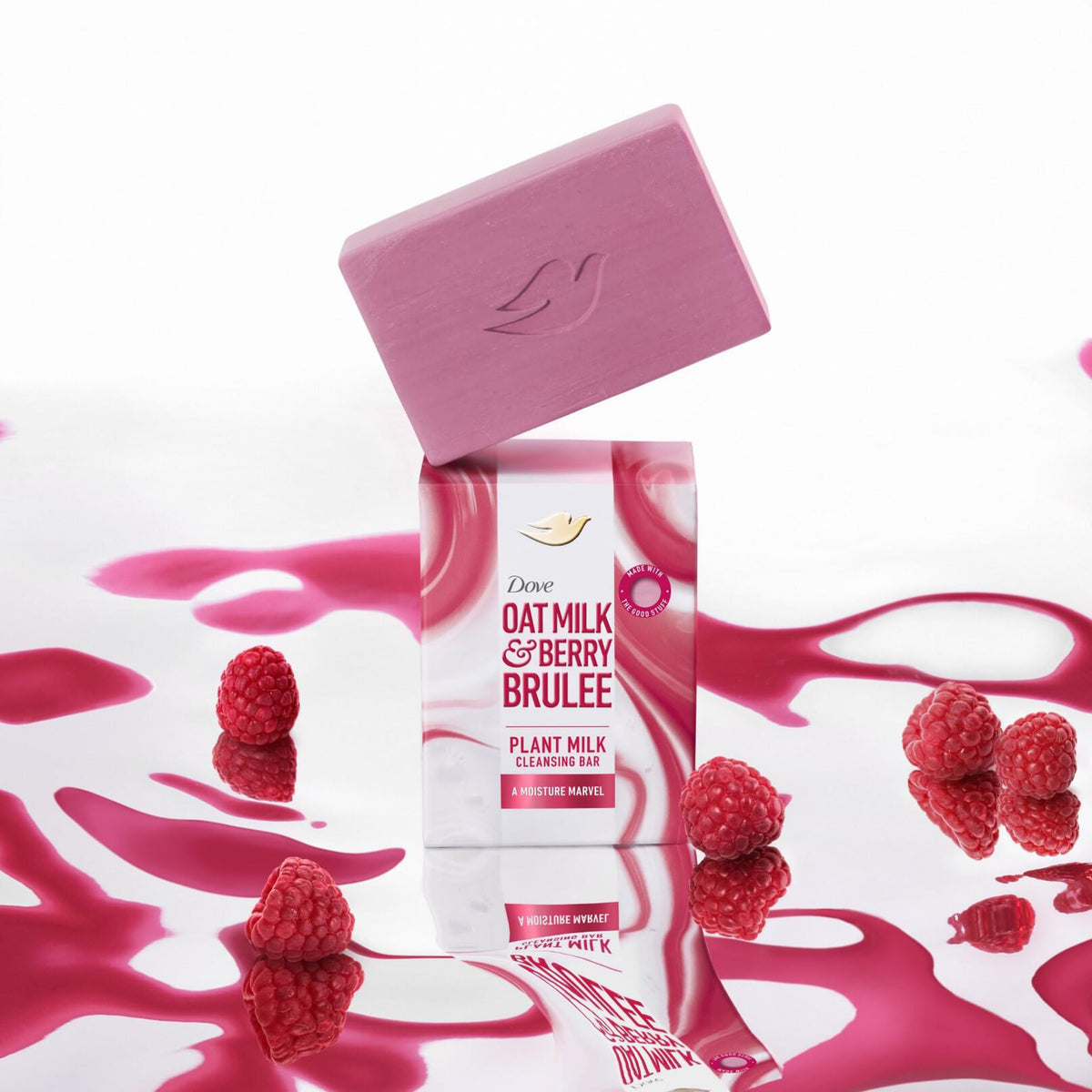 Dove bar in shower hand demonstrating easy full-body use and soft skin