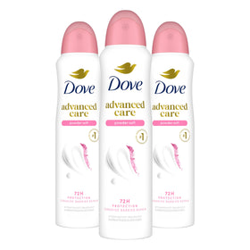 Dove front packaging showing Powder Soft spray and benefits