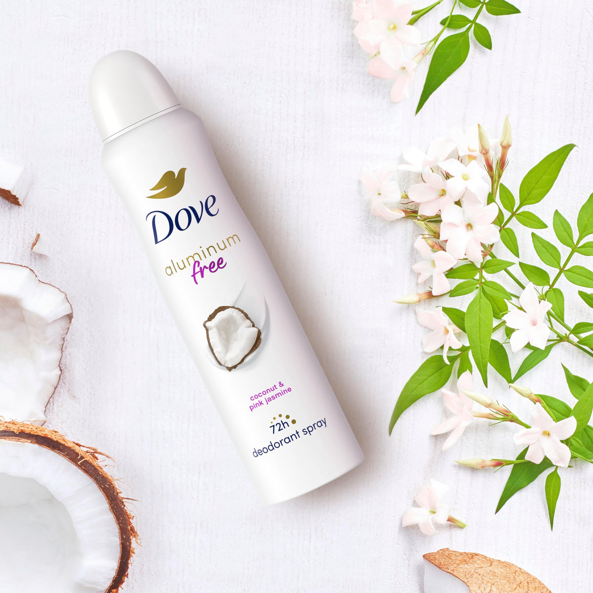 Dove product in bathroom lifestyle conveying everyday freshness benefit