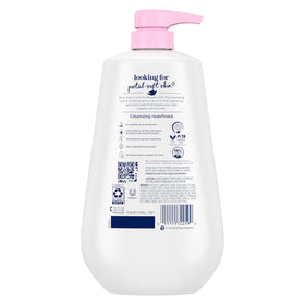 Dove pump dispensing creamy lather for easy application