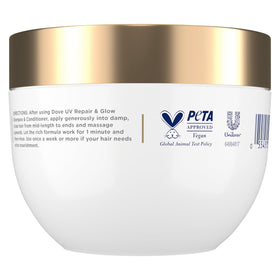 Dove melting lumi-beads texture close-up illustrates fast absorption benefit