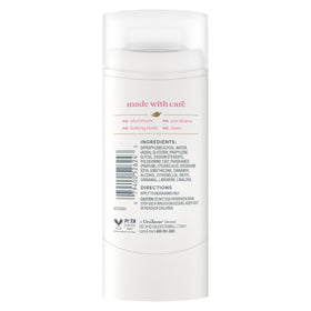 Dove Rose Mist stick open top displaying smooth glide for easy application