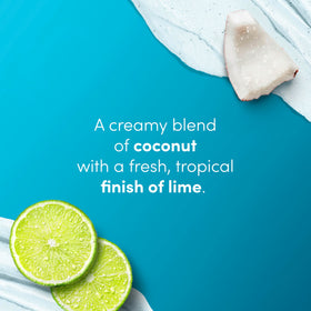 Dove scrub in hand application demonstrating easy spread and gentle buffing benefit