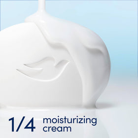 Dove Sensitive bar lathering during hand wash for soft skin