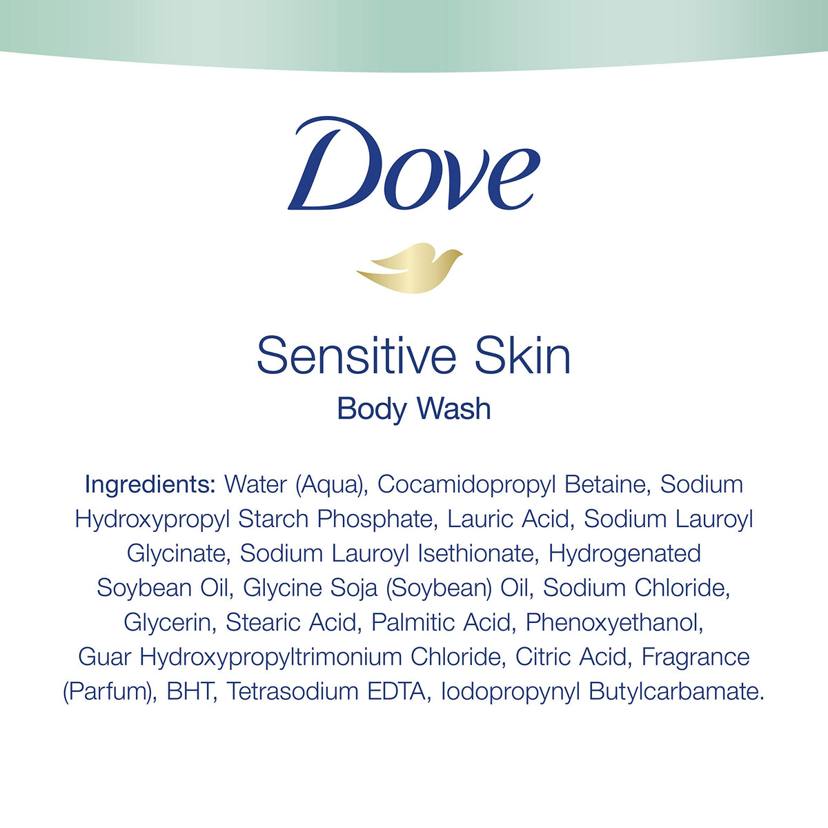Dove pump dispensing body wash demonstrating easy one-handed use