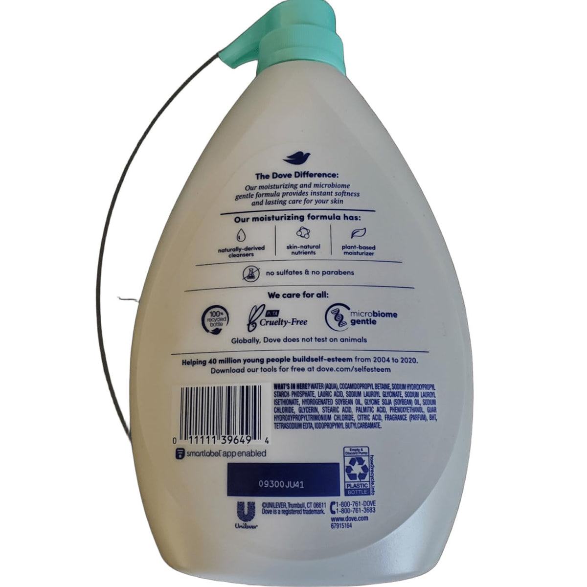Close-up of Dove Sensitive Skin lather and texture demonstrating creamy moisturizing foam