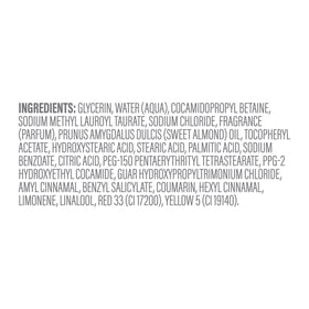 Dove bottle on bathroom ledge during shower routine conveying soothing self-care benefit