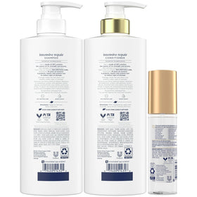Dove shampoo and conditioner side by side demonstrating coordinated care and convenience