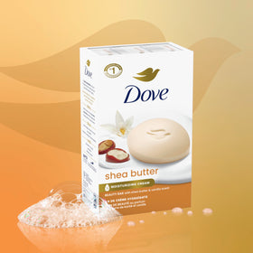 Dove beauty bar creating rich lather to moisturize skin while cleansing