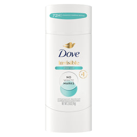 Dove Sheer Cool front stick shows packaging and 72-hour protection benefit