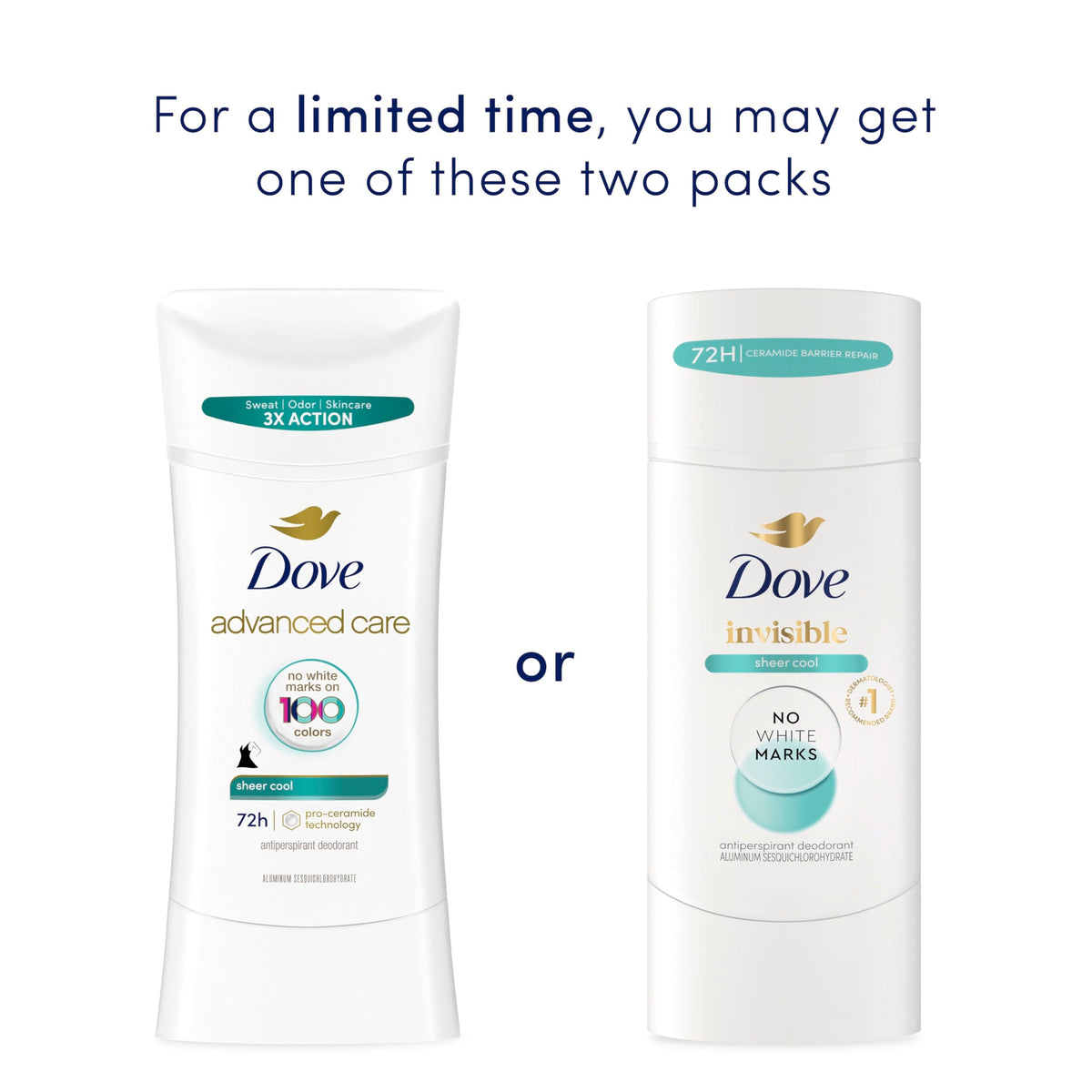 Dove Sheer Cool texture on skin demonstrates smooth glide and quick dry