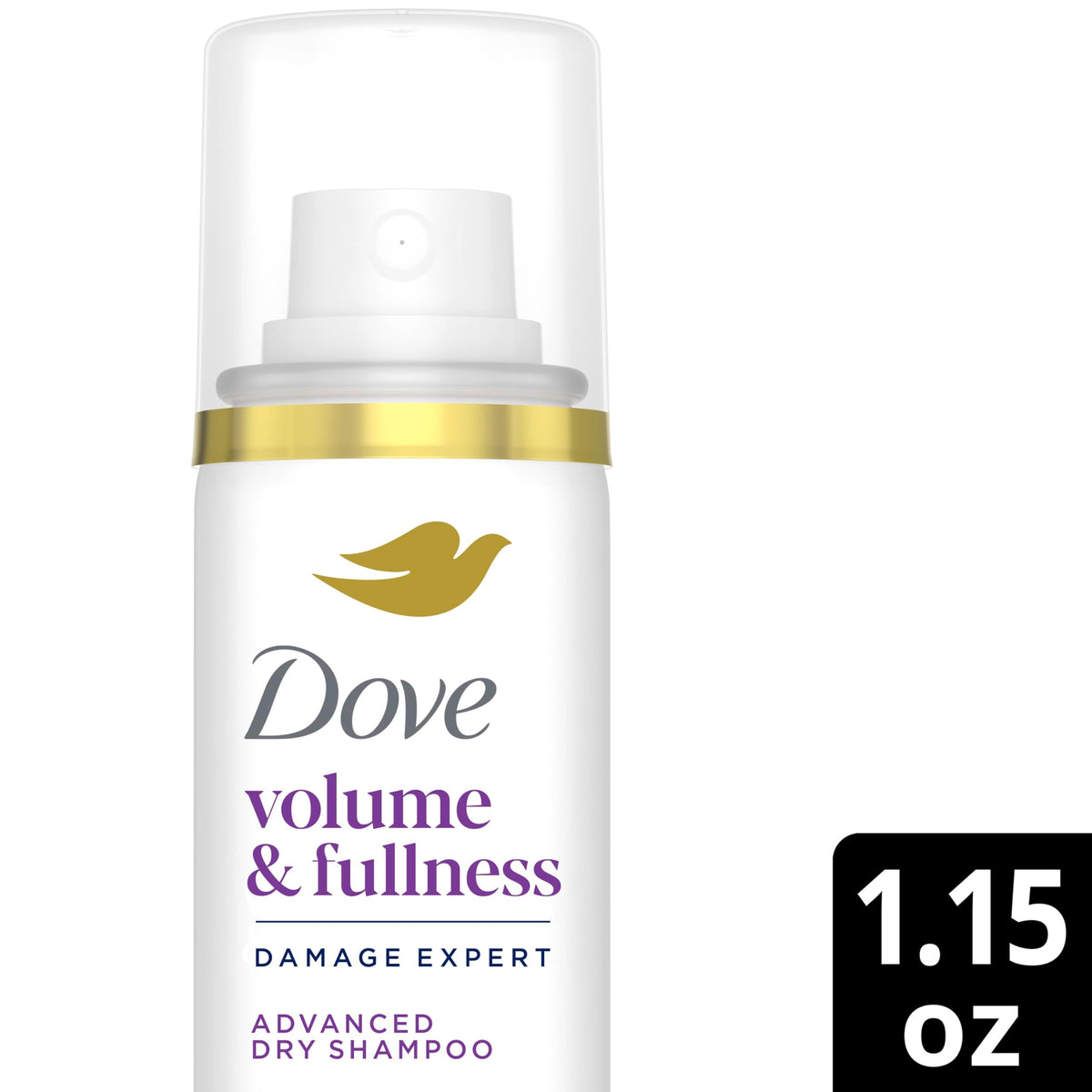 Dove size comparison with hand showing TSA-friendly portability