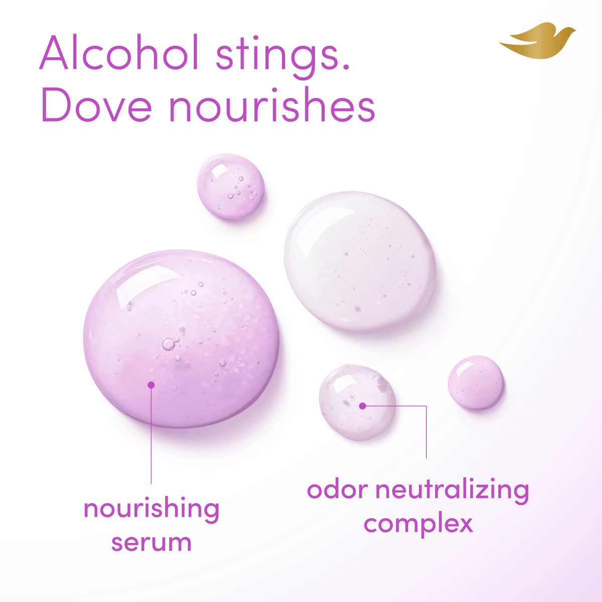 Dove 4 oz can next to travel items showing compact, portable size