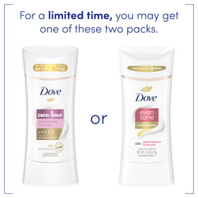 Dove next to hand for size comparison showing travel-friendly benefit