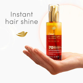 Dove product in hand scale shot showing 3.9 fl oz size convenience