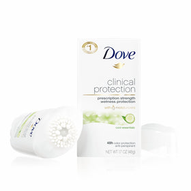 Dove Skin Renew stick displayed to show gentle formula and moisturizing benefit