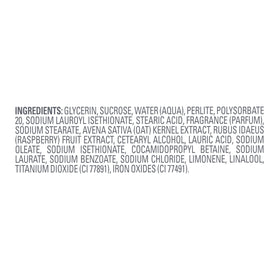 Dove plant milk and berries next to tub showing natural moisturizers