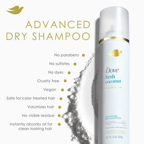 Dove close-up softened hair strand showing smoother texture benefit