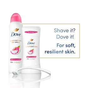Dove cream finish close‑up showing non‑sticky texture for soft underarm skin