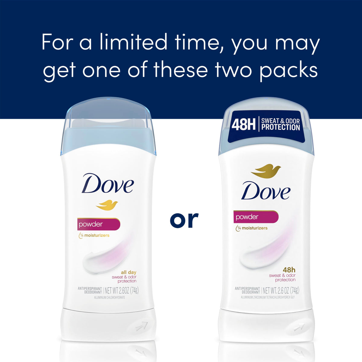 Dove texture glide-on application demonstrating smooth coverage benefit