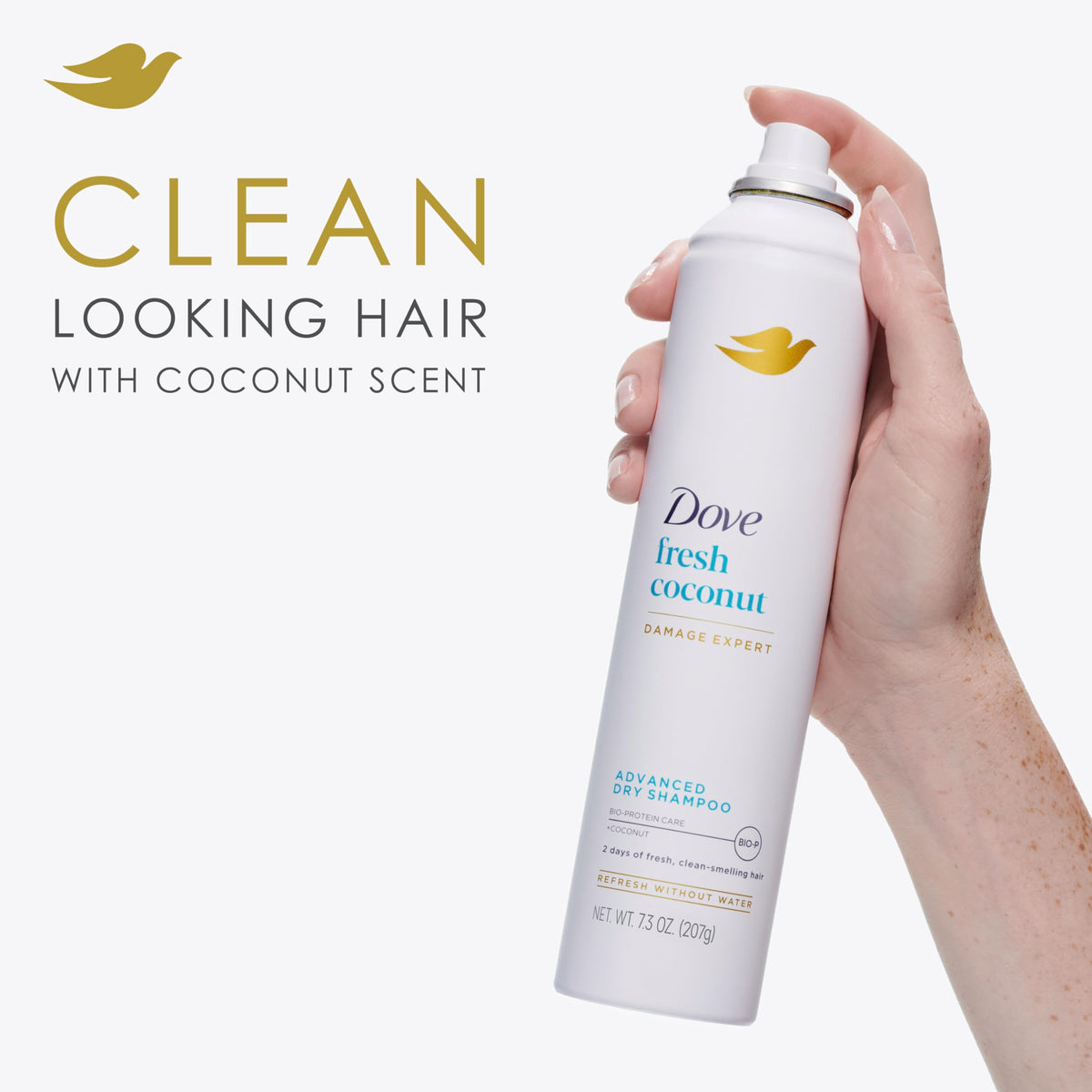 Dove can in a travel bag illustrating portability and quick refresh benefit