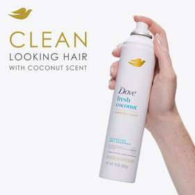 Dove can in a travel bag illustrating portability and quick refresh benefit