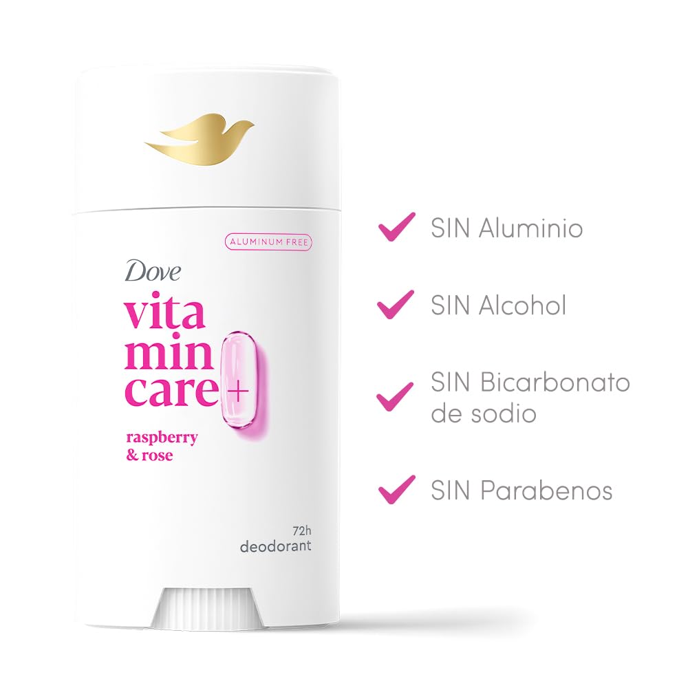 Dove VitaminCare+ on bathroom counter in morning routine for fresh start benefit