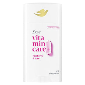 Dove VitaminCare+ front packaging showing scent and 72h protection benefit