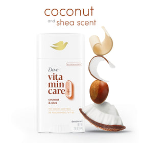 Dove VitaminCare+ stick in hand being applied for breathable odor protection