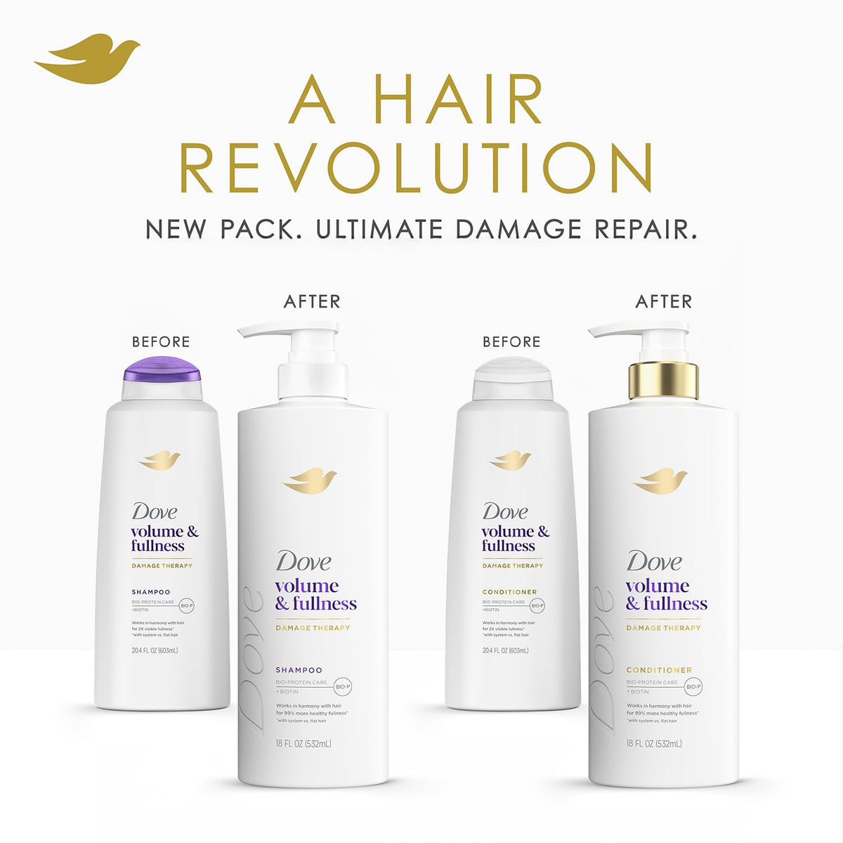 Dove conditioner creamy texture showing smooth detangling effect