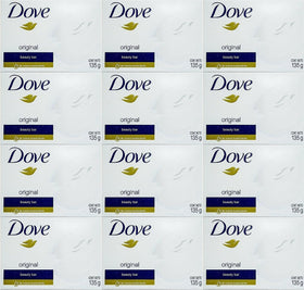 Dove white cream bar front packaging showing brand and pack benefits