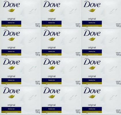 Dove white cream bar front packaging showing brand and pack benefits