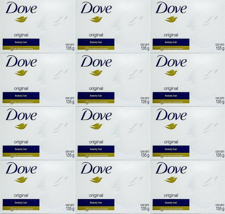 Dove white cream bar front packaging showing brand and pack benefits