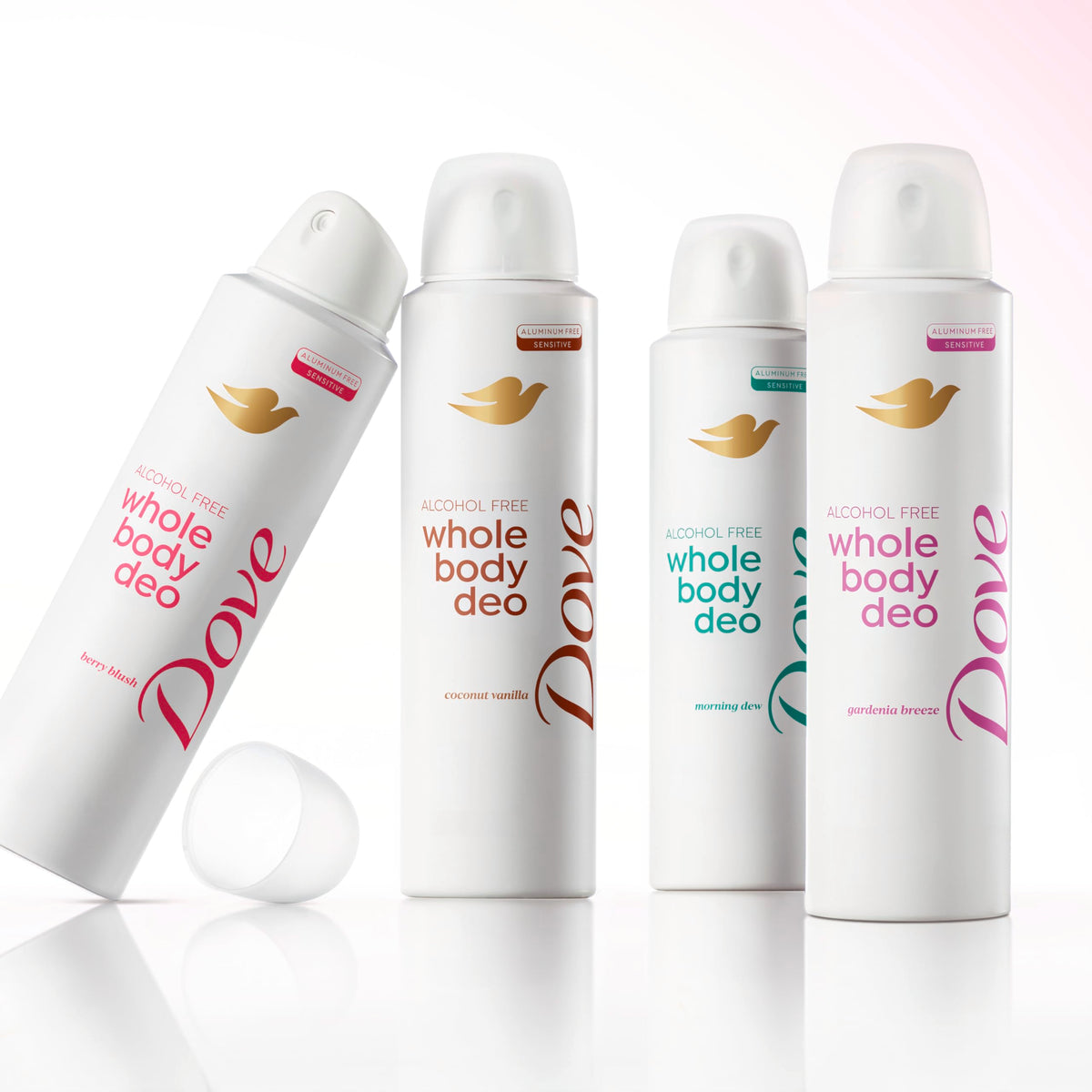 Dove whole body deodorant label and ingredients view reassuring clean formulation